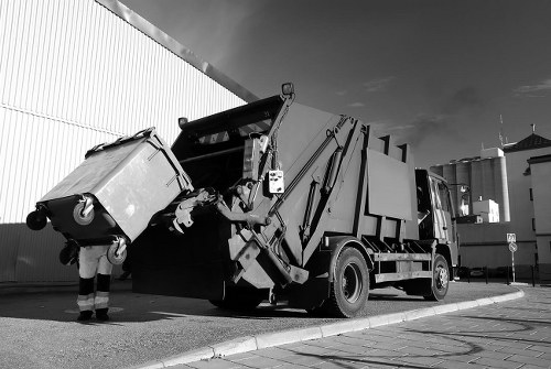 Illustration of a skip with a permit in Rotherhithe
