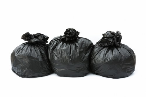 Various skip sizes available for hire in Rotherhithe construction site